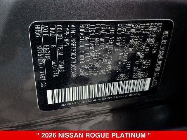 2026 Nissan Rogue Platinum