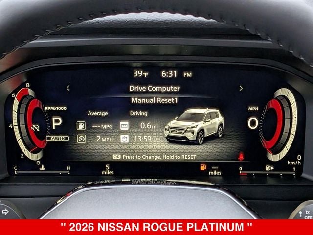 2026 Nissan Rogue Platinum