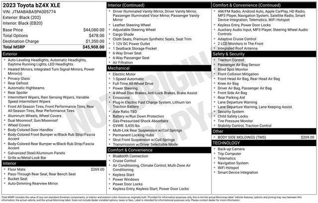2023 Toyota bZ4X XLE AWD