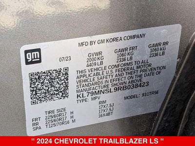 2024 Chevrolet TrailBlazer LS