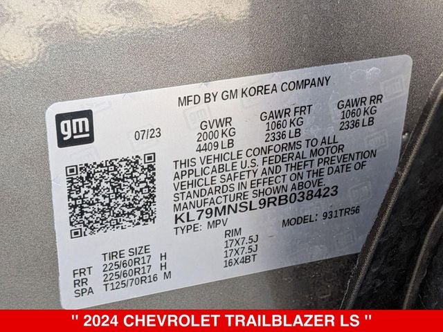 2024 Chevrolet TrailBlazer LS