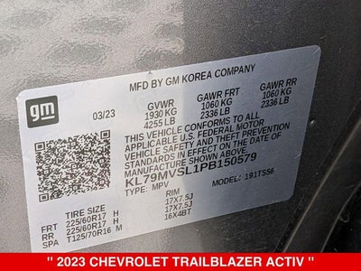 2023 Chevrolet TrailBlazer ACTIV
