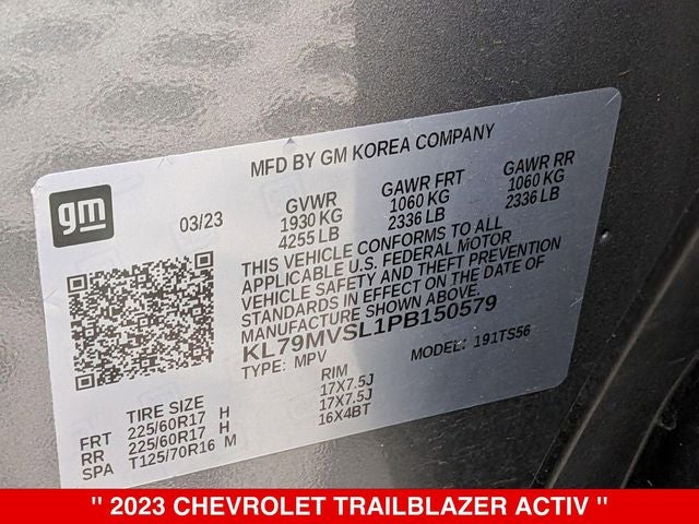 2023 Chevrolet TrailBlazer ACTIV