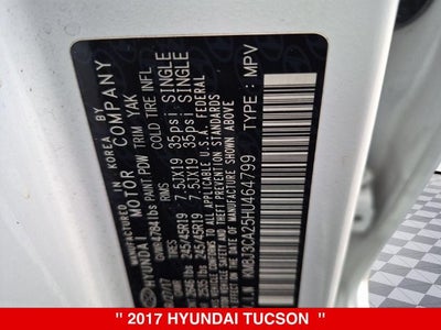 2017 Hyundai Tucson Sport