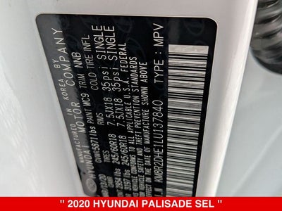 2020 Hyundai Palisade SEL