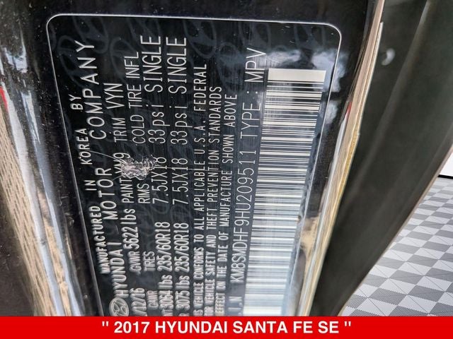 2017 Hyundai Santa Fe SE