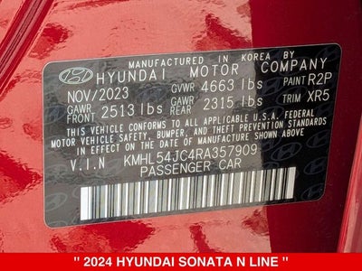 2024 Hyundai Sonata N Line