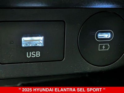 2025 Hyundai Elantra SEL Sport