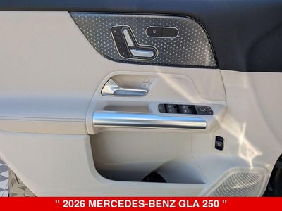 2026 Mercedes-Benz GLA GLA 250 4MATIC®