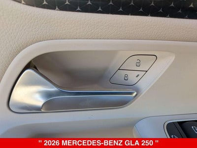2026 Mercedes-Benz GLA GLA 250 4MATIC®