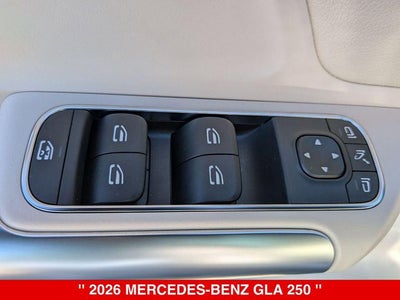 2026 Mercedes-Benz GLA GLA 250 4MATIC®