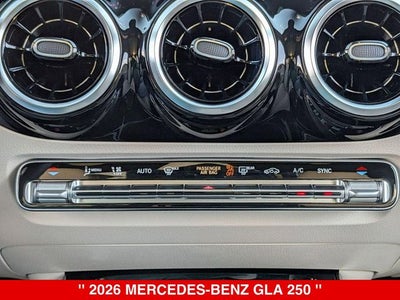 2026 Mercedes-Benz GLA GLA 250 4MATIC®