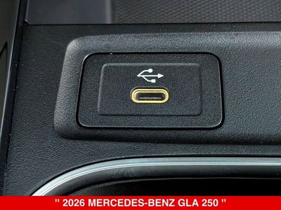 2026 Mercedes-Benz GLA GLA 250 4MATIC®