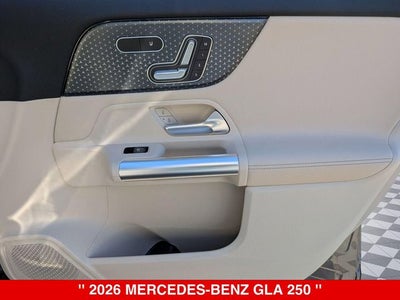 2026 Mercedes-Benz GLA GLA 250 4MATIC®
