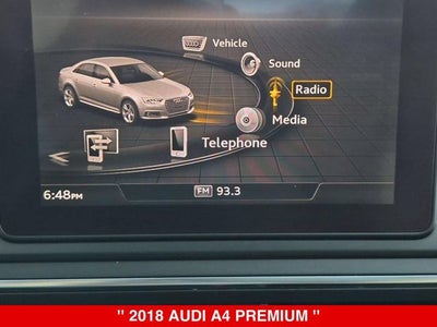 2018 Audi A4 2.0T ultra Premium