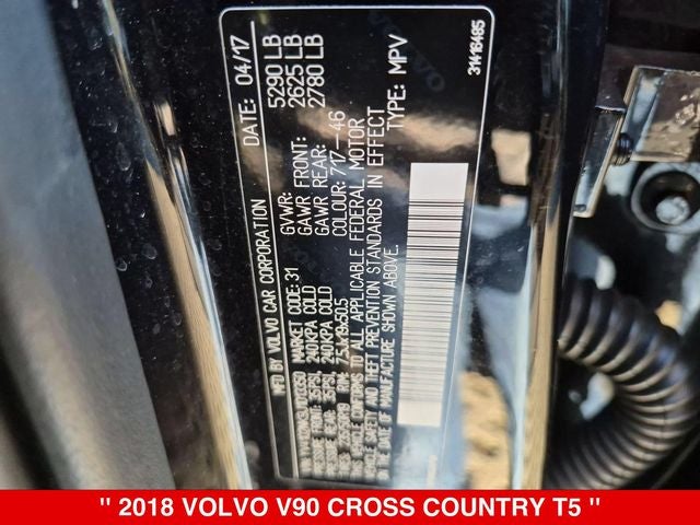 2018 Volvo V90 Cross Country T5