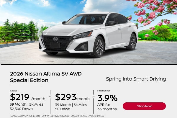2026 Nissan Altima SV AWD Special Edition